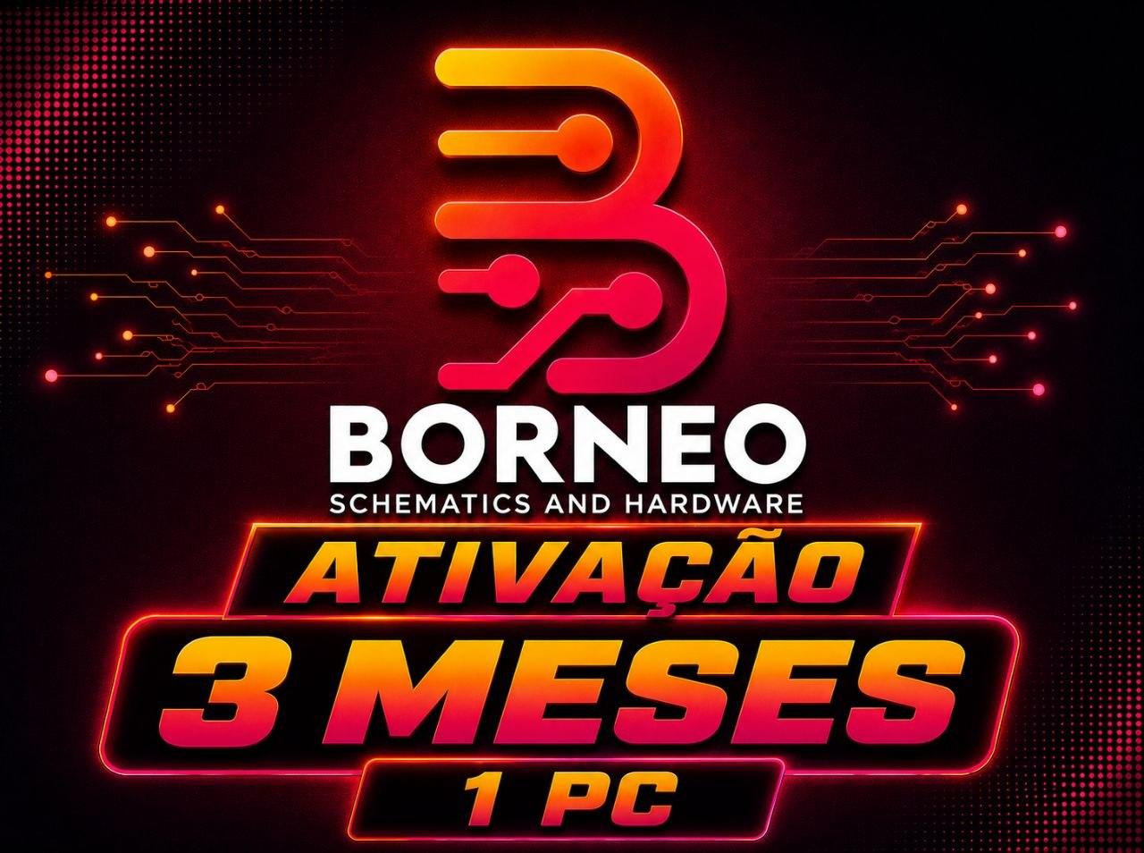 BORNEO ESCHEMATICS - ATIVAÇÃO OU RENOVAÇÃO [ 3 MESES / 1 PC ]