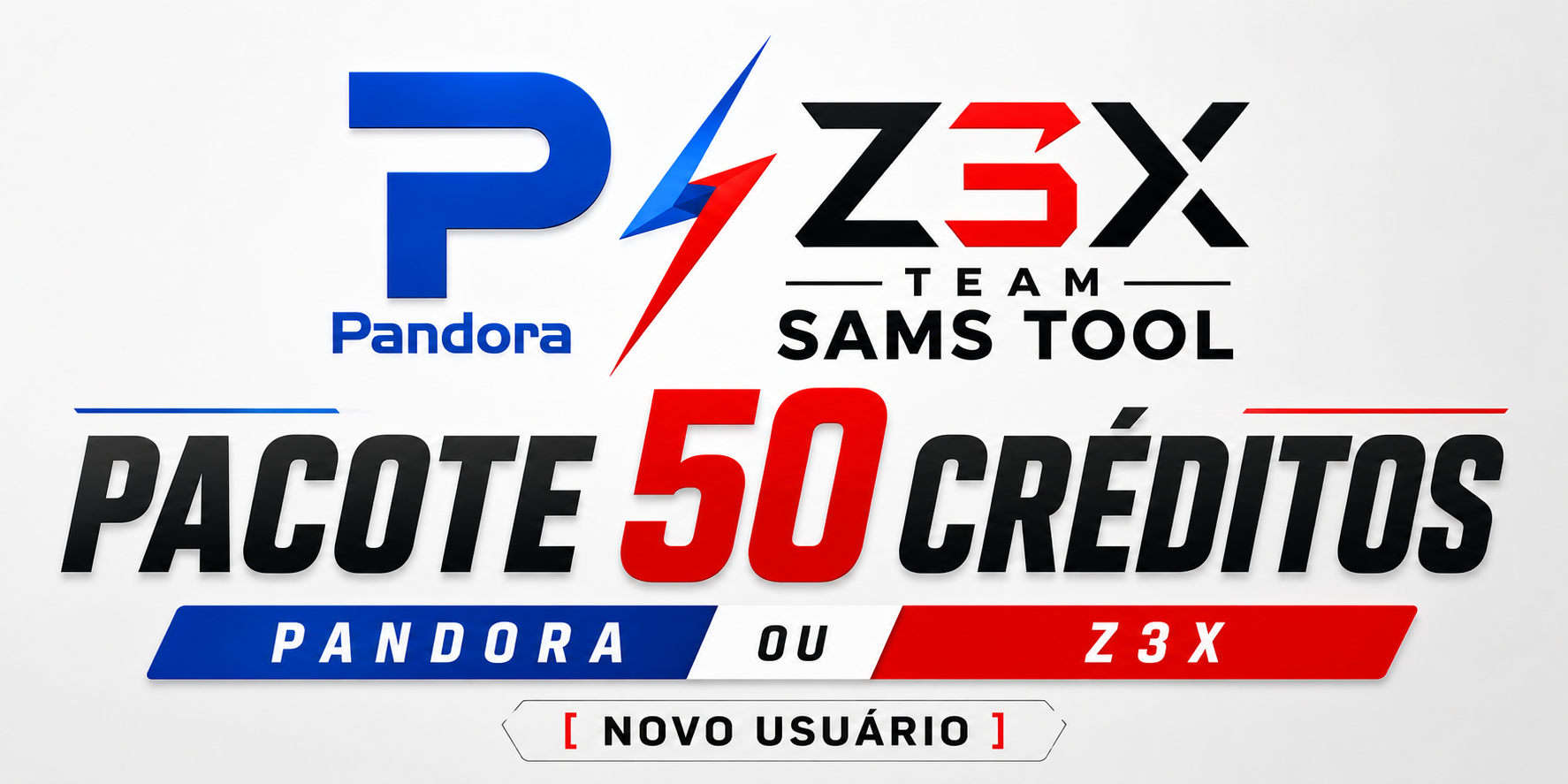 PANDORA ou Z3X SAMS TOOL  - 50 CRÉDITOS [ NOVO USUÁRIO ]