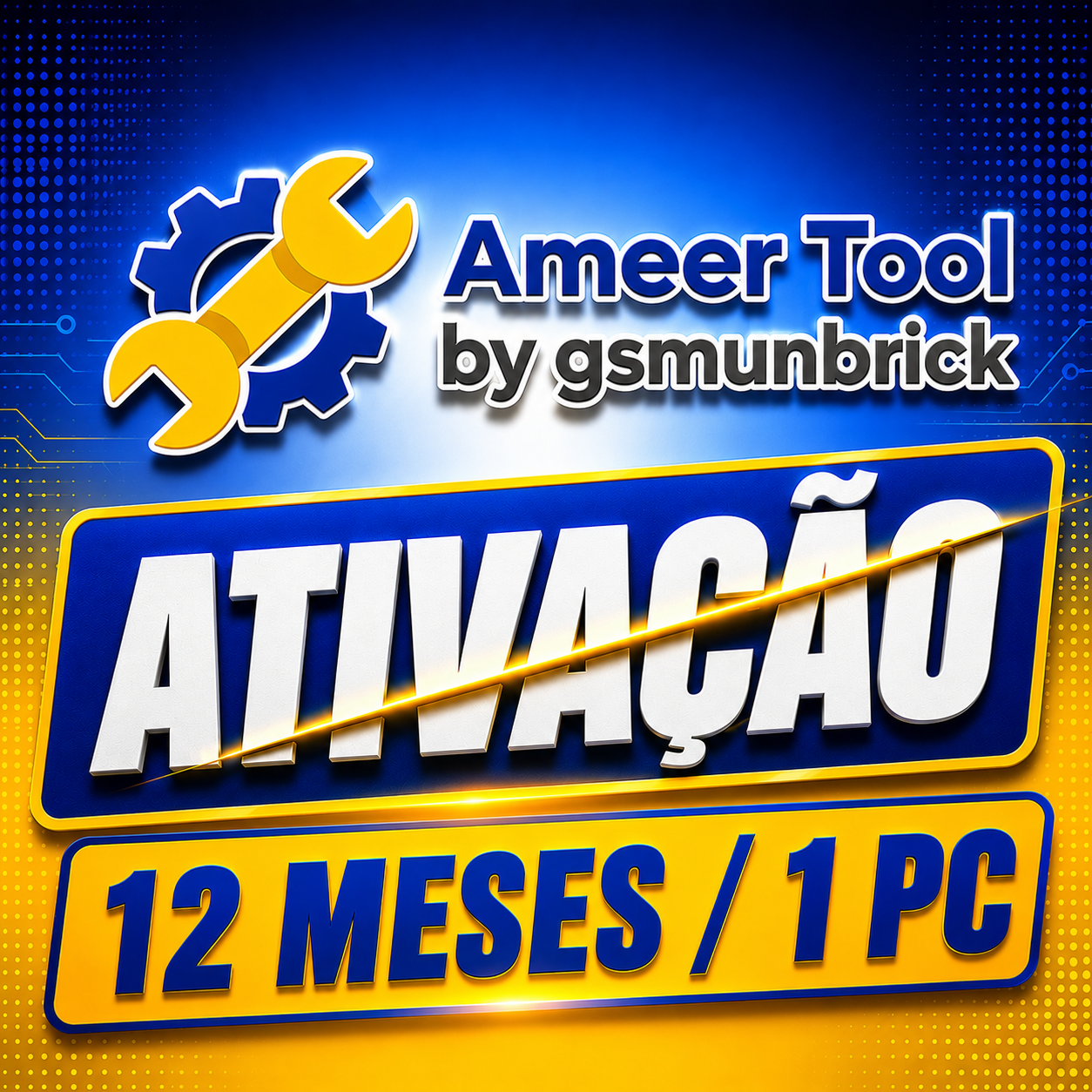 AMEER TOOL HARDWARE TOOL -  ATIVAÇÃO 12 MESES  /  1 PC