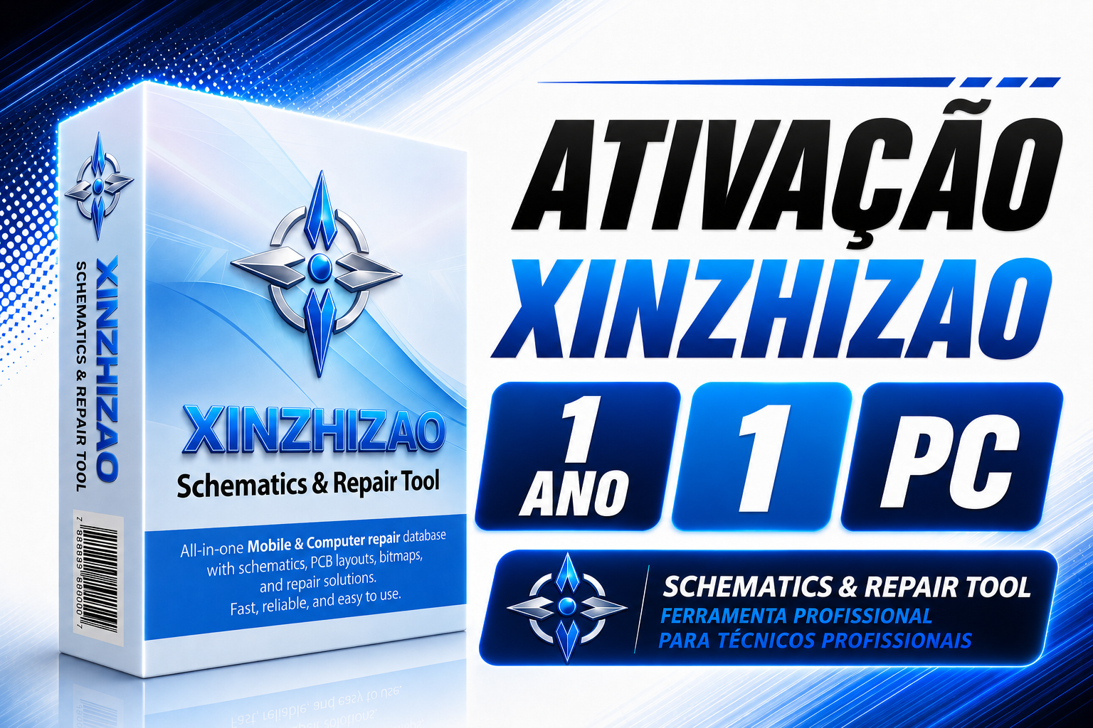 XINZHIZAO [ATIVAÇÃO 1 ANO /  1 PC]