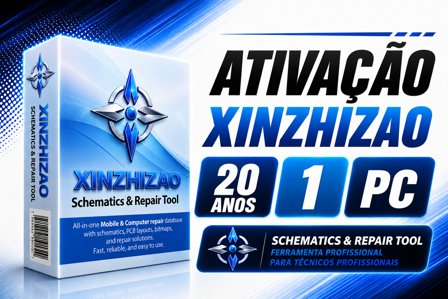 XINZHIZAO [ATIVAÇÃO 20 ANOS / 1 PC]