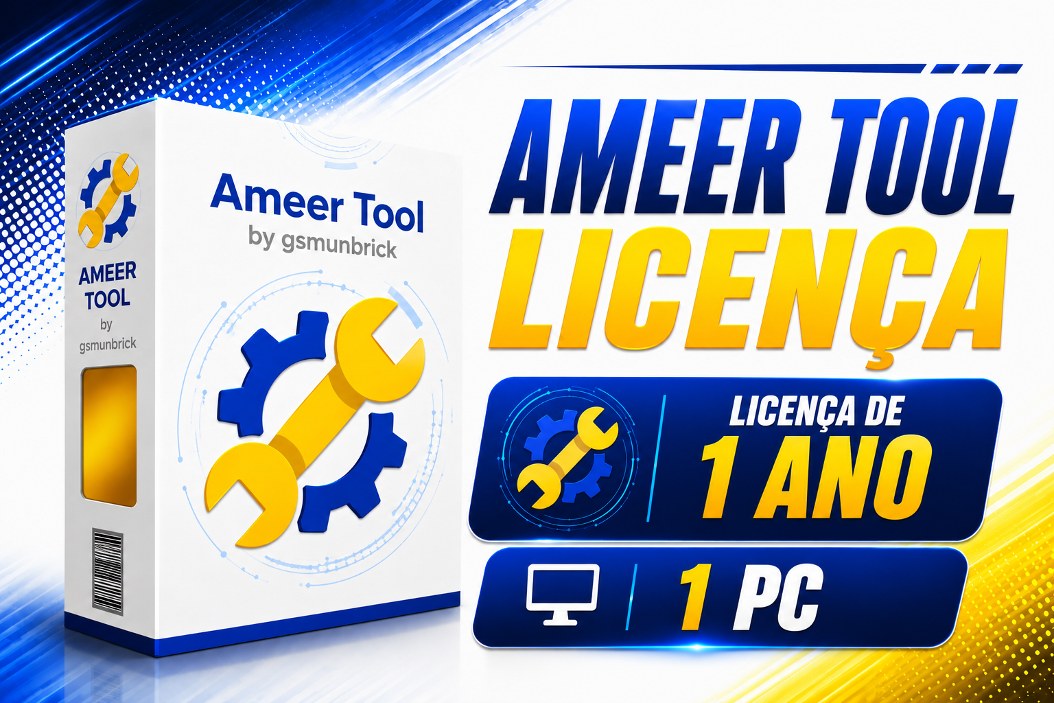 AMEER TOOL HARDWARE TOOL (RENOVAÇÃO) [ 1 ANO / 1 PC ]