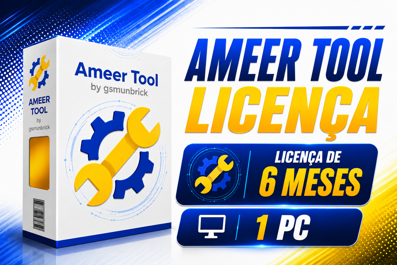 AMMER TOOL HARDWARE TOOL [ 6 MESES / 1 PC ]