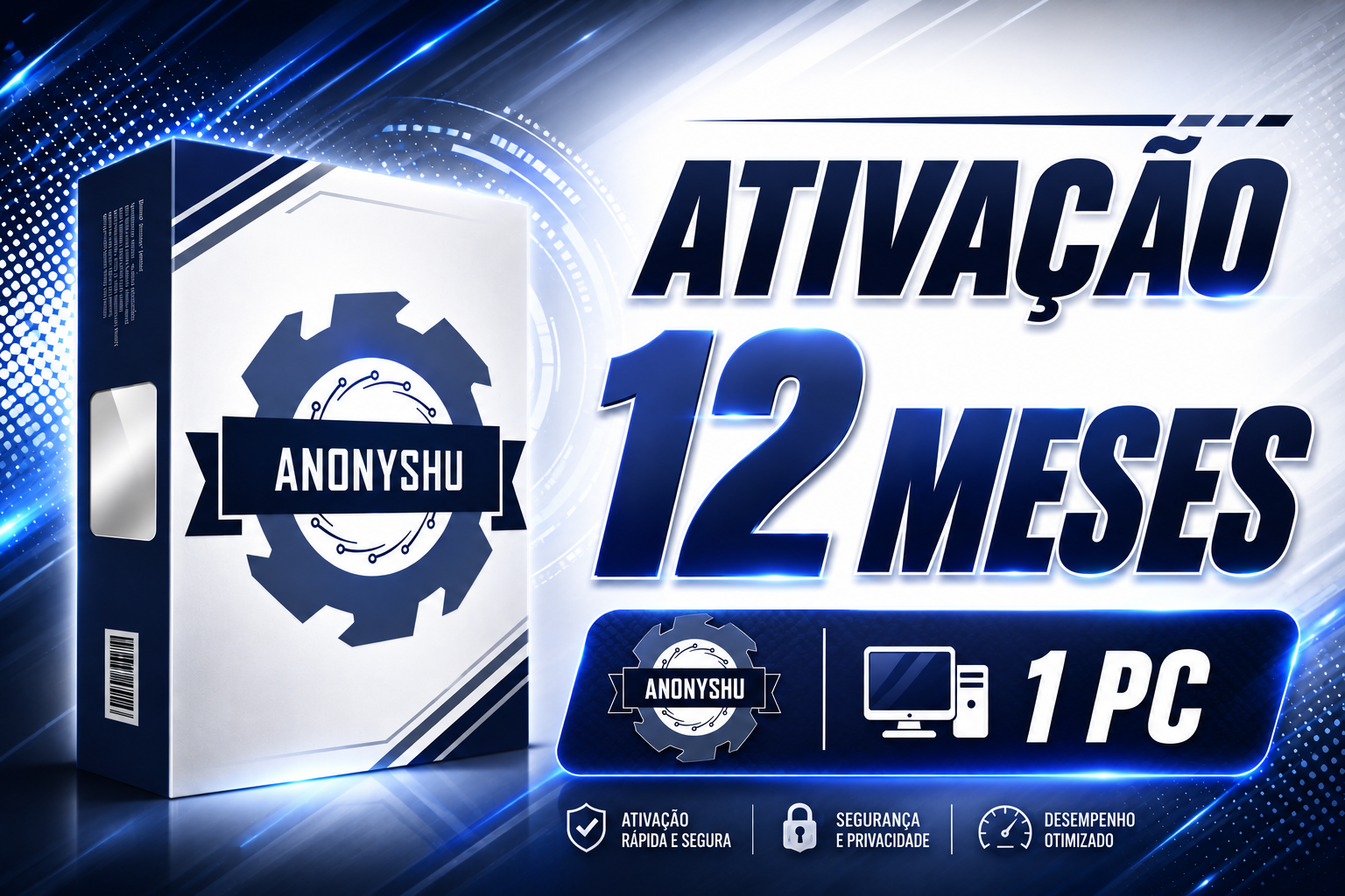 ANONYSHU ATIVAÇÃO [ 12 MESES / 1 PC ]