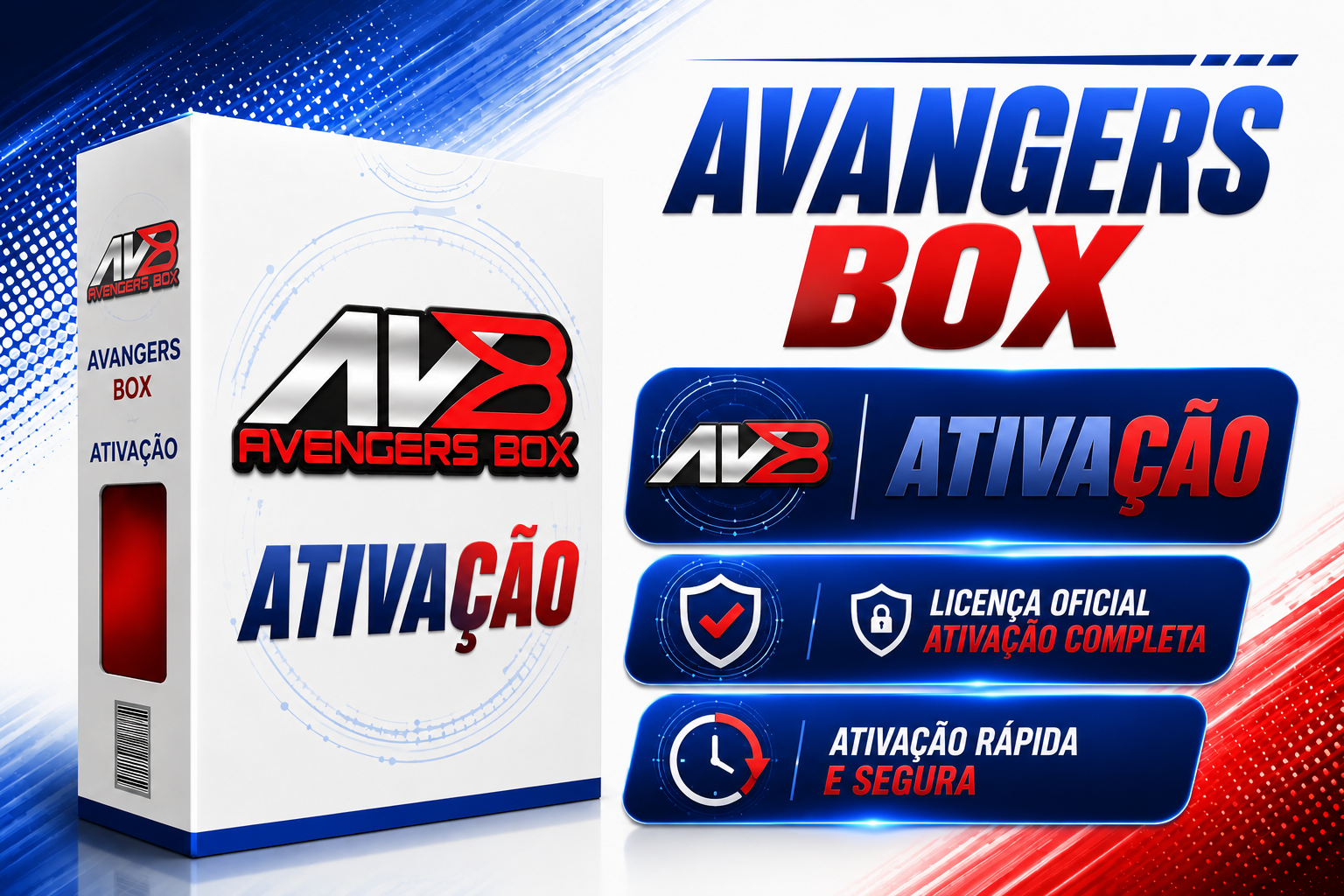 AVANGERS BOX [ ATIVAÇÃO 12 MESES ]