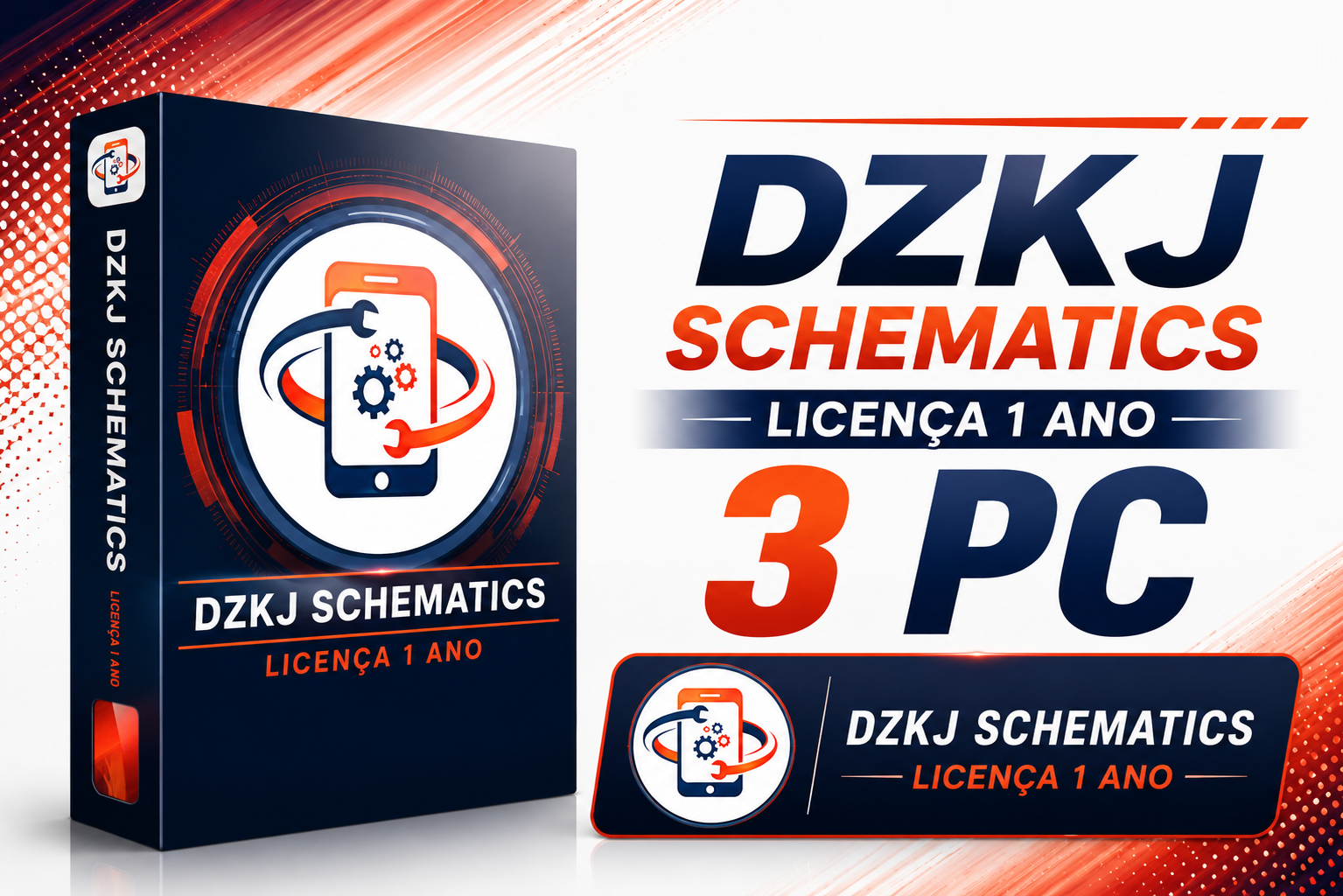 DZKJ SCHEMATICS [ ATIVAÇÃO 1 ANO /  3 PC ]