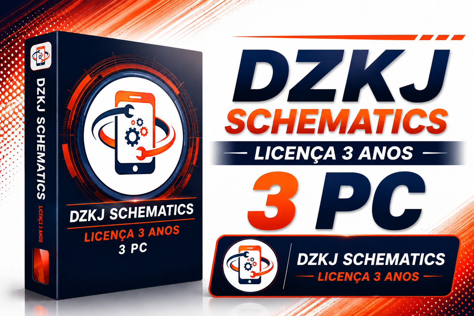 DZKJ SCHEMATICS [ ATIVAÇÃO 3 ANOS  /  3 PC ]