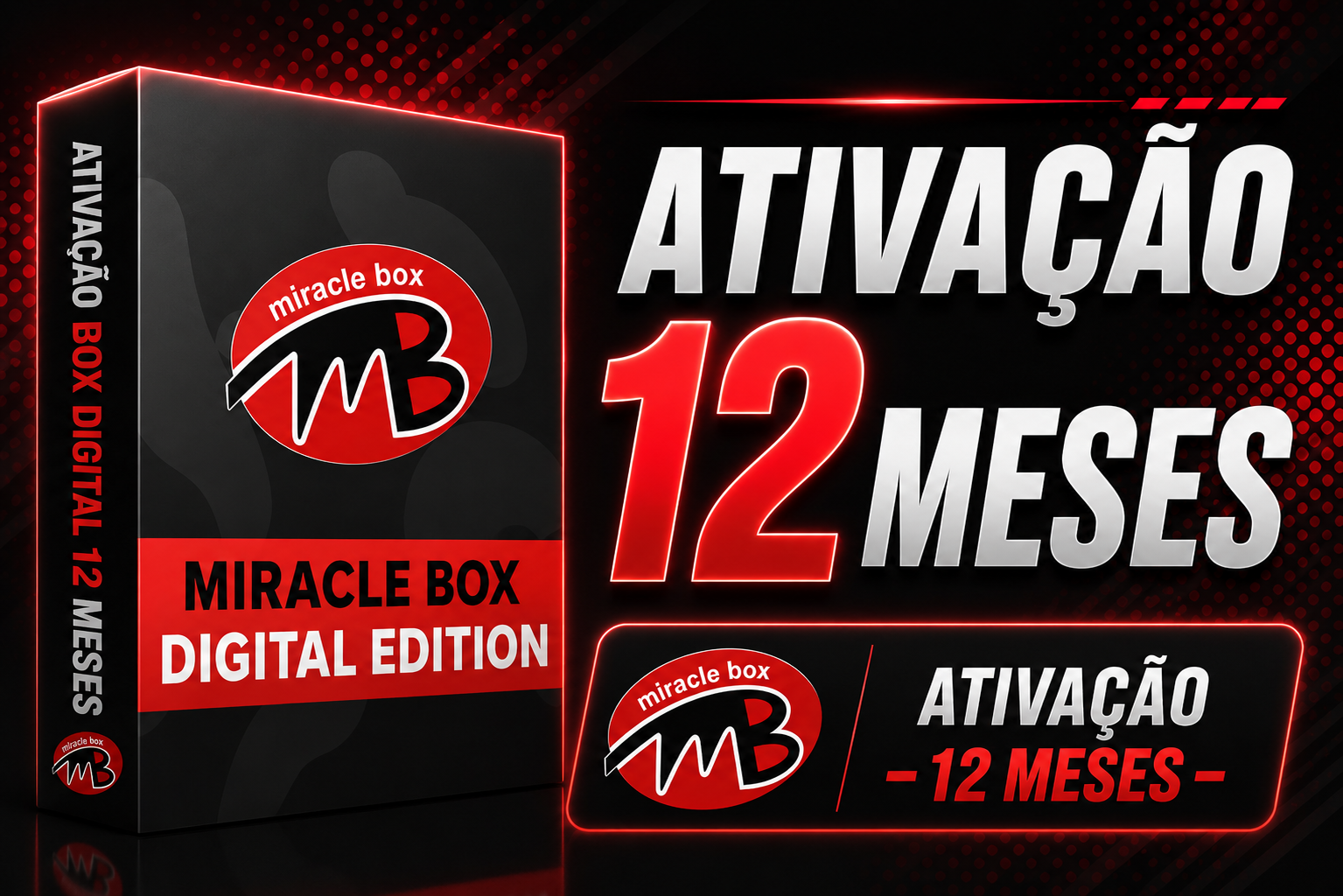 MIRACLE DIGITAL BOX [ ATIVAÇÃO 1 ANOS ]