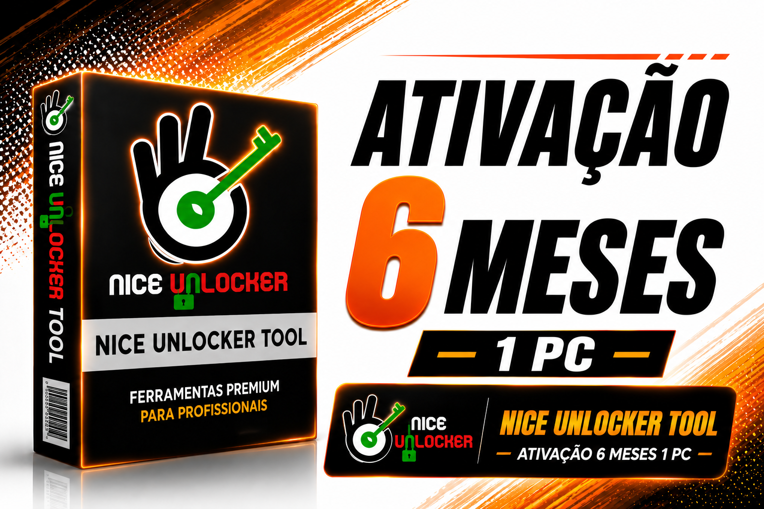 NICE UNLOCKER TOOL [ ATIVAÇÃO 6 MESES / 1 PC]
