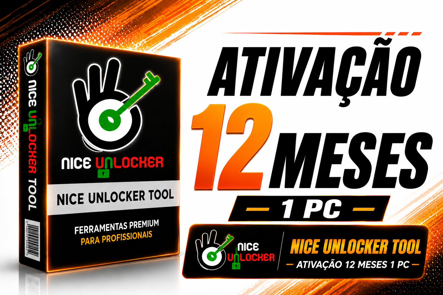 NICE UNLOCKER TOOL [ ATIVAÇÃO 12 MESES / 1 PC ]