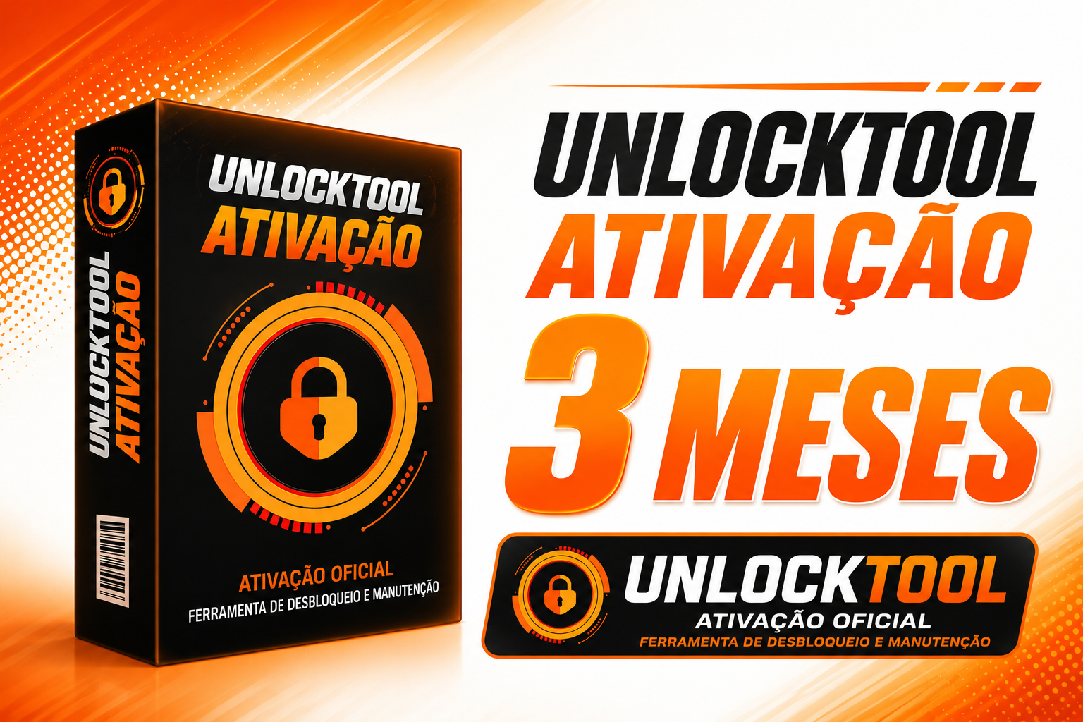 UNLOCKTOOL [ ATIVAÇÃO OU RENOVAÇÃO / 3 MESES ]