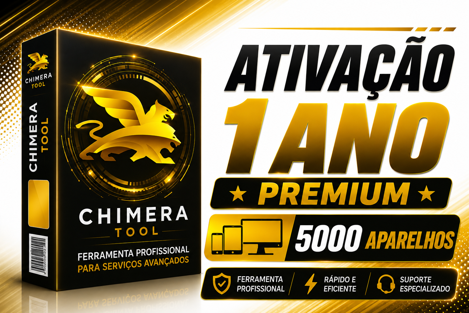 CHIMERA TOOL - [ PREMIUM 1 ANO / 5000 APARELHOS ]
